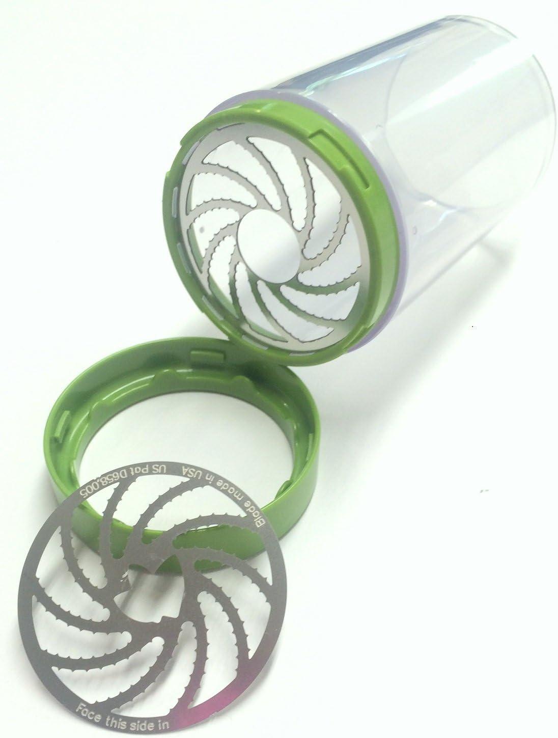 imageMicroplane Herb Grinder and Leaf Stripper Seasoning Herb Mill Stainless SteelGreen