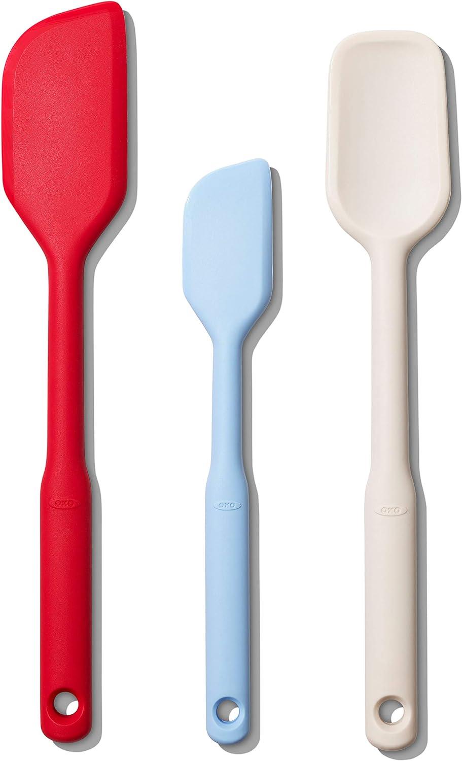 imageOXO Good Grips 3 Piece Silicone Spatula Set One Size Multi MulticolorSpatula Set