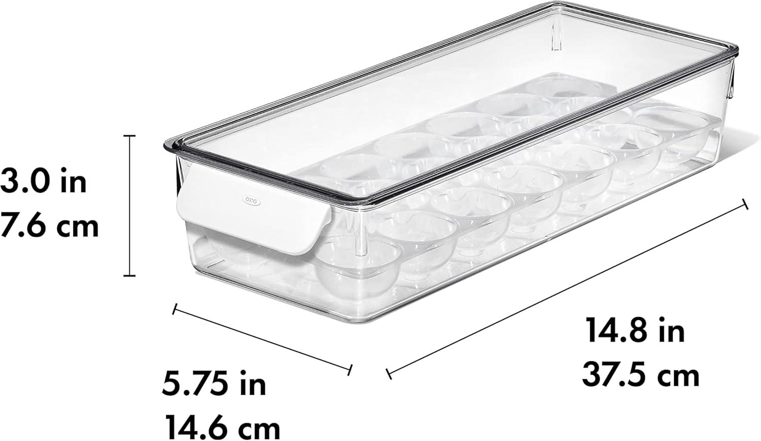 imageOXO Good Grips Fridge Egg Holder with Removable Tray and LidOne Size