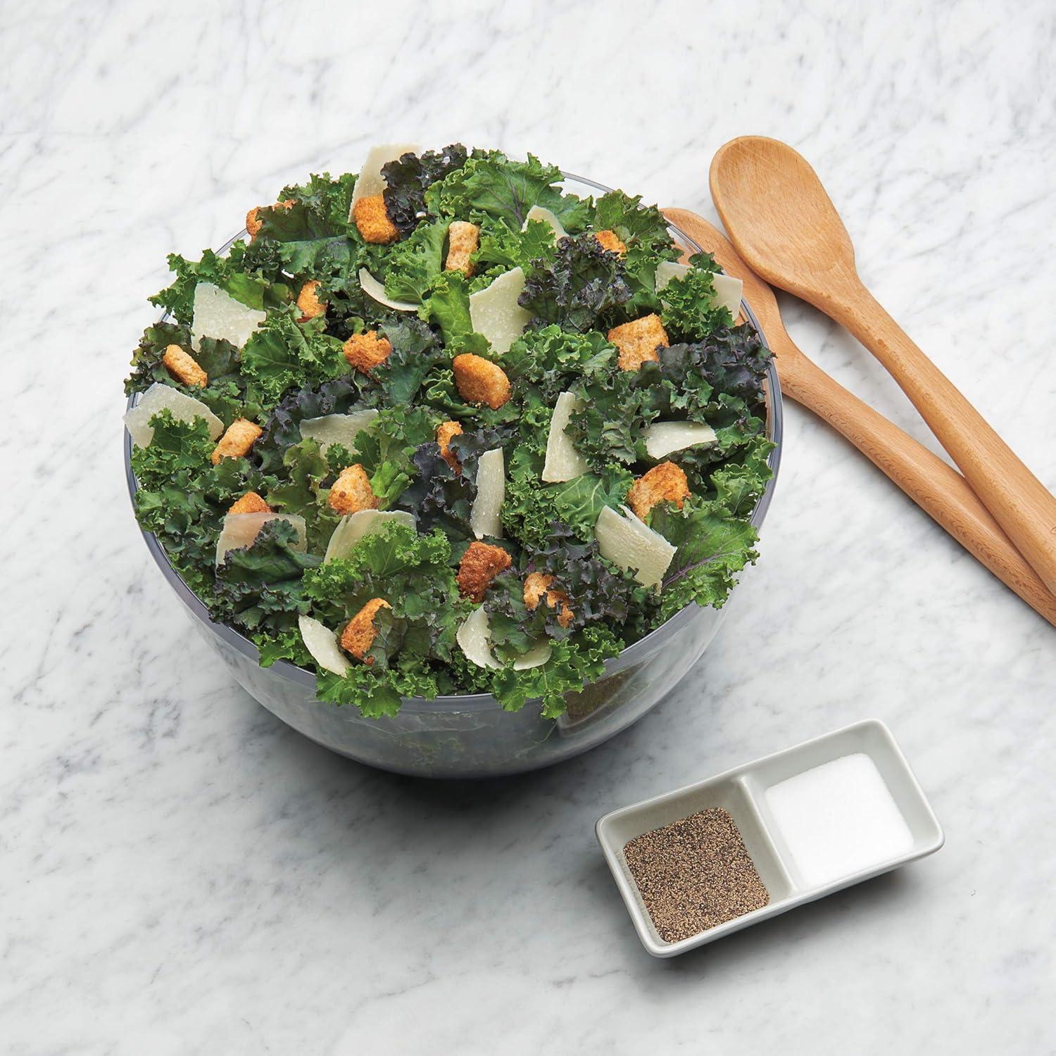 imageOXO Good Grips Little Salad amp Herb Salad Spinner Fruit Washer and Lettuce SpinnerGreen