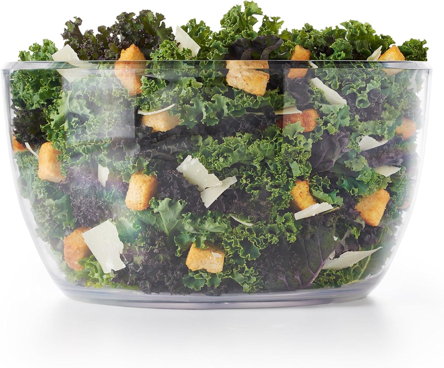 imageOXO Good Grips Little Salad amp Herb Salad Spinner Fruit Washer and Lettuce SpinnerGreen