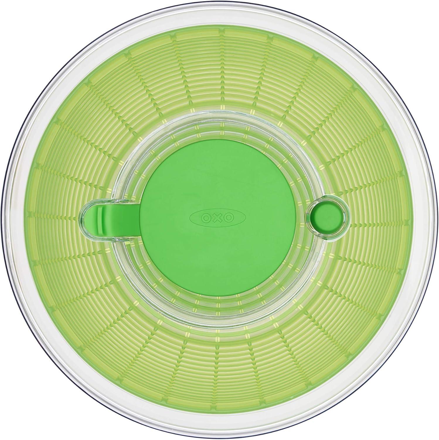 imageOXO Good Grips Little Salad amp Herb Salad Spinner Fruit Washer and Lettuce SpinnerGreen