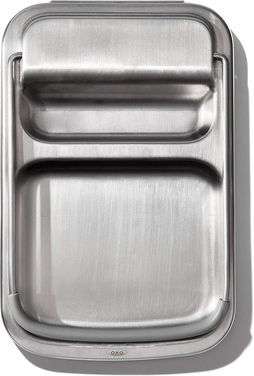 imageOXO Good Grips Stainless Steel Spoon Rest with Lid Holder