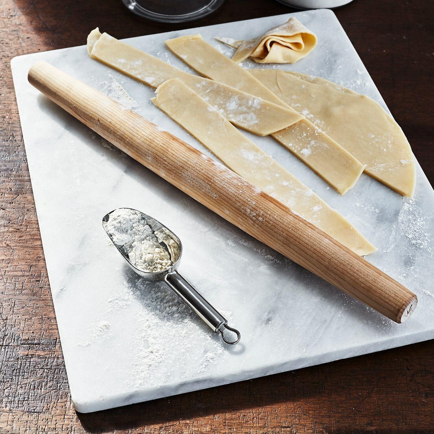 imageSur La Table French Tapered Rolling Pin Handleless Tapered French Rolling Pin for Precise Dough Control and Even Thickness 205 in