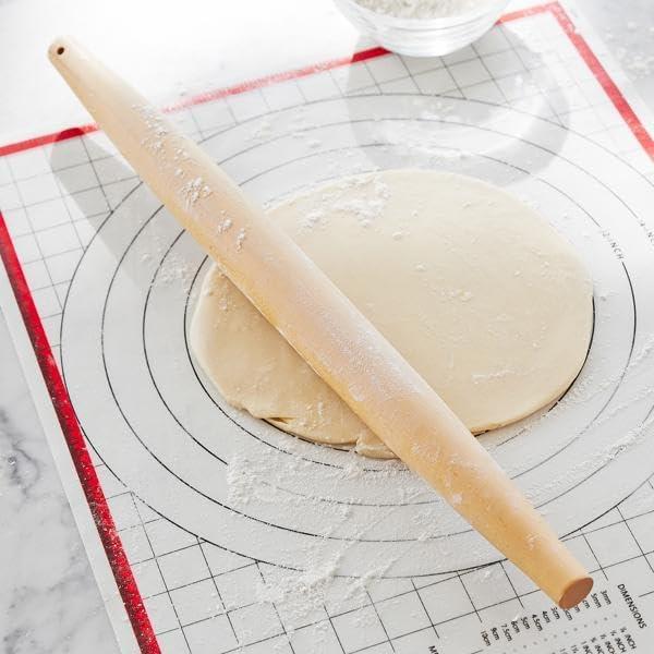 imageSur La Table French Tapered Rolling Pin Handleless Tapered French Rolling Pin for Precise Dough Control and Even Thickness 205 in