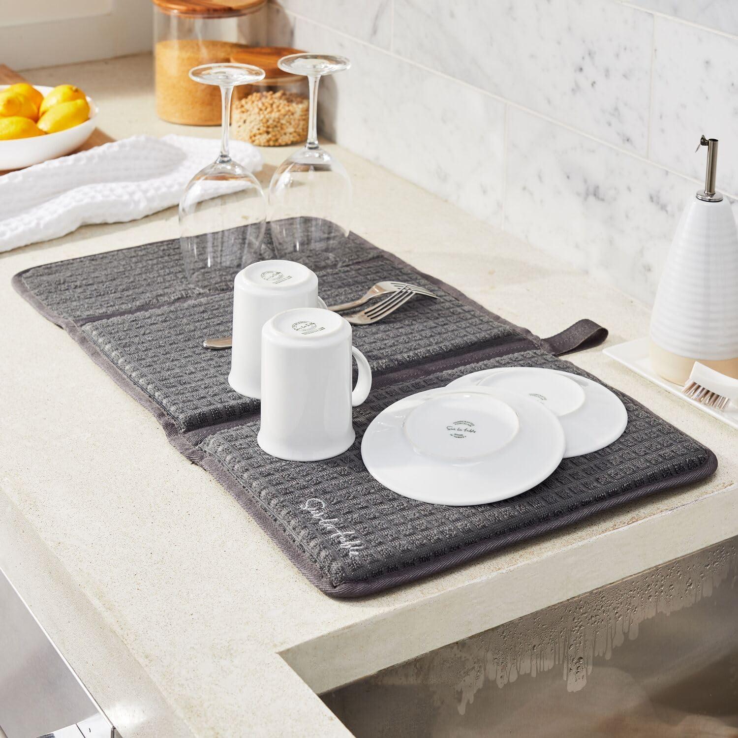 imageSur La Table Microfiber Dish Drying Mat Black
