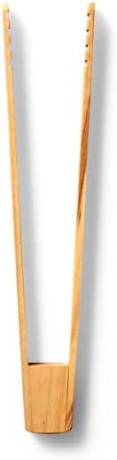 imageSur La Table Olivewood Tongs Handcrafted Italian Olivewood Salad and Serving Tongs for Gentle Food Handling