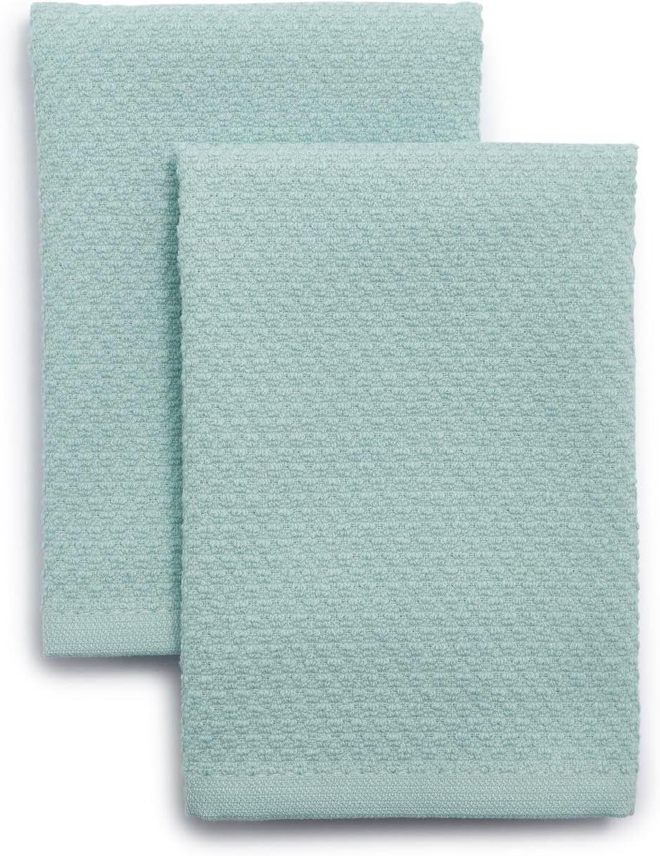 imageSur La Table Organic Cotton Dishcloths Set of 2 GOTSCertified Organic Cotton Dishcloths for Mindful Kitchen Cleaning Set of 2