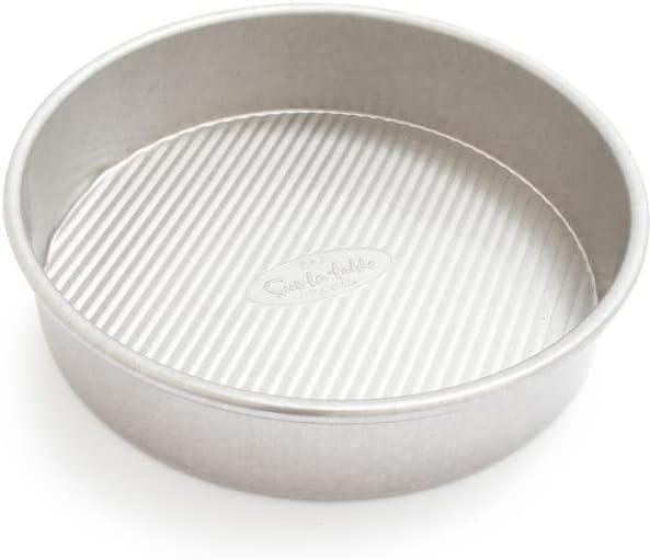 imageSur La Table Platinum Pro Round Cake Pan 8 x 2 Silver