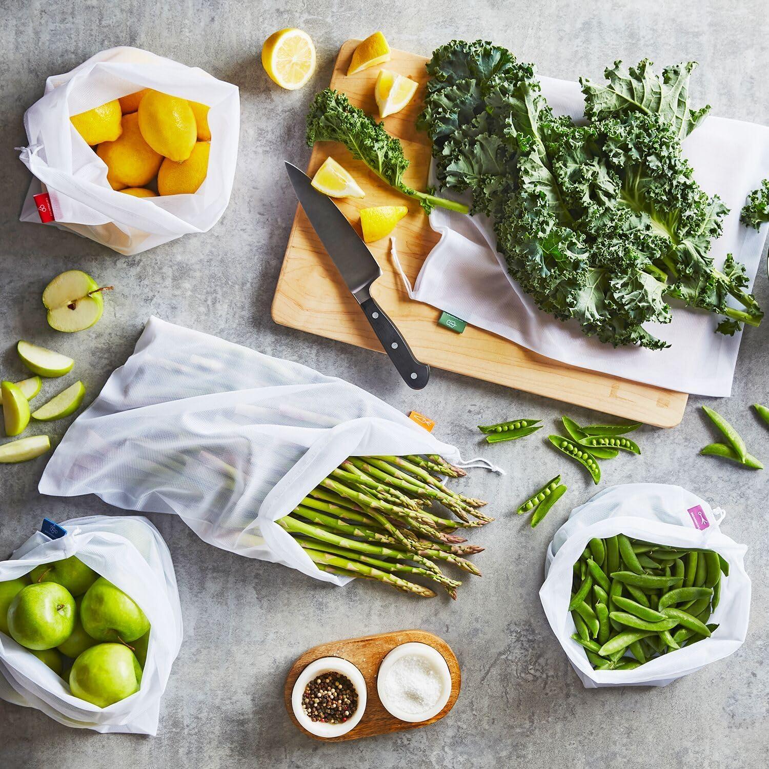 imageSur La Table Reusable Produce Bags Set of 5 Clear