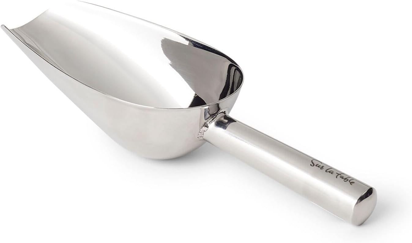 imageSur La Table Stainless Steel Scoop Small 188 Stainless Steel Scoop for Spices Coffee and Small Dry Ingredient PortionsSilver