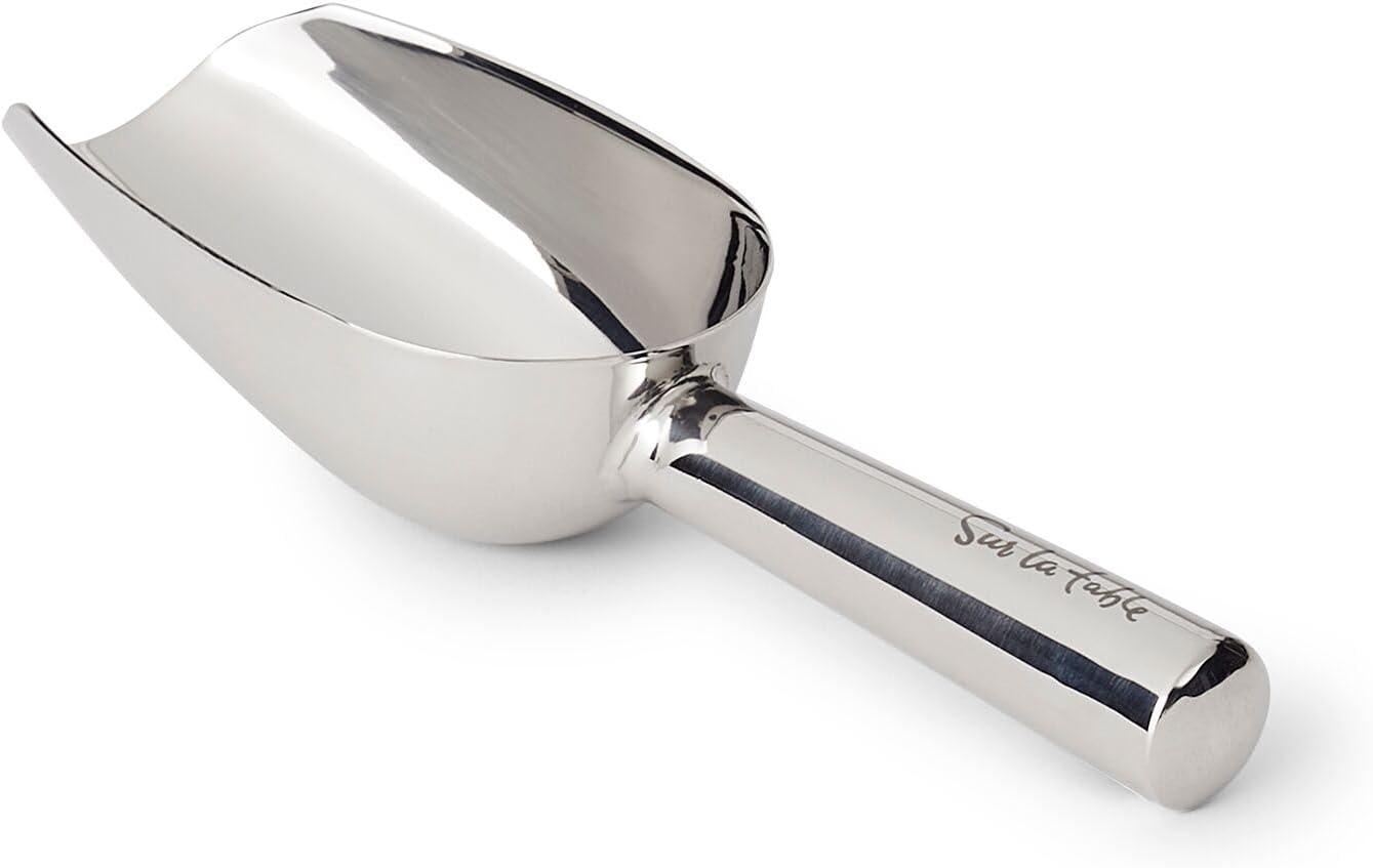 imageSur La Table Stainless Steel Scoop Small 188 Stainless Steel Scoop for Spices Coffee and Small Dry Ingredient PortionsSilver