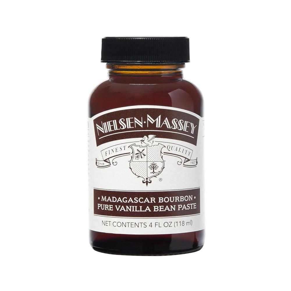 imageNielsenMassey Madagascar Bourbon Pure Vanilla Bean Paste for Baking and Cooking 4 Ounce Bottle4 Fl Oz Pack of 1