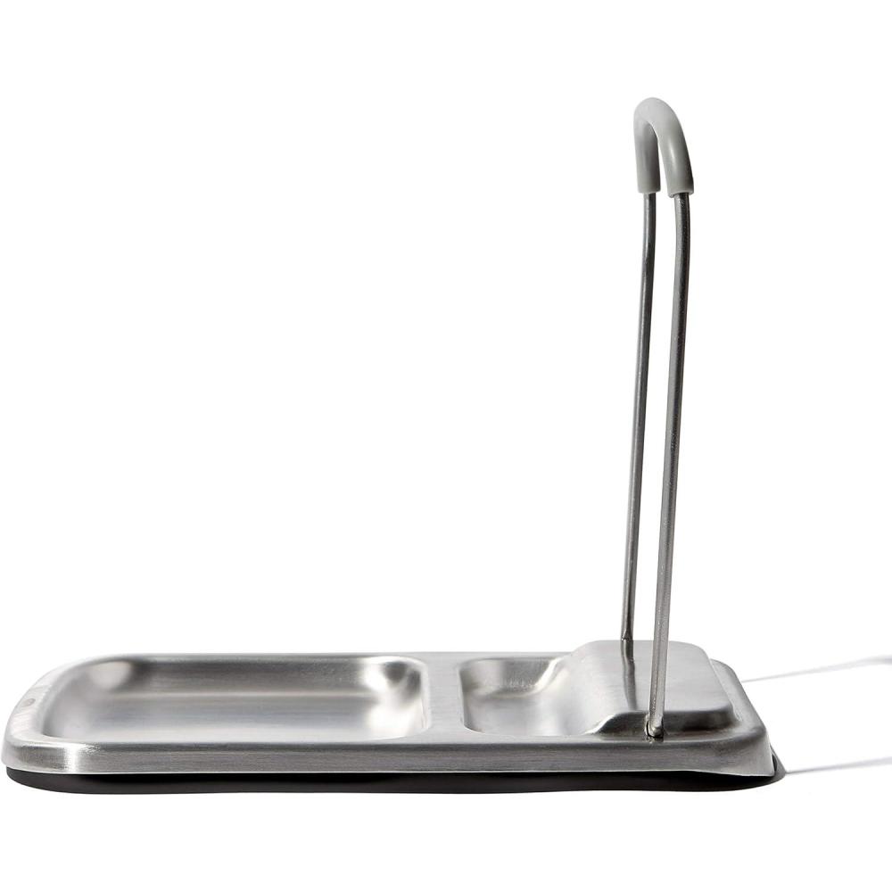 imageOXO Good Grips Stainless Steel Spoon Rest with Lid Holder