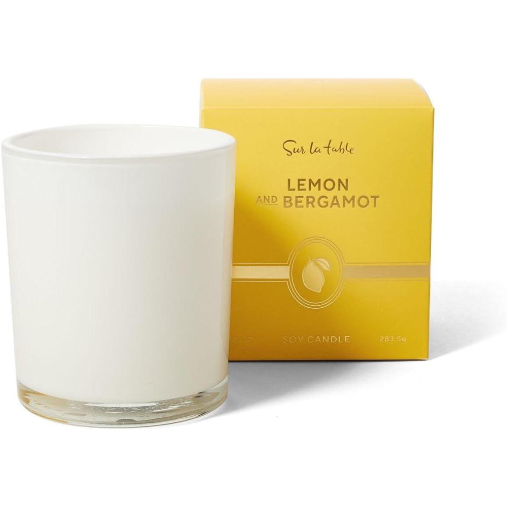 imageSur La Table Lemon amp Bergamot Candle White