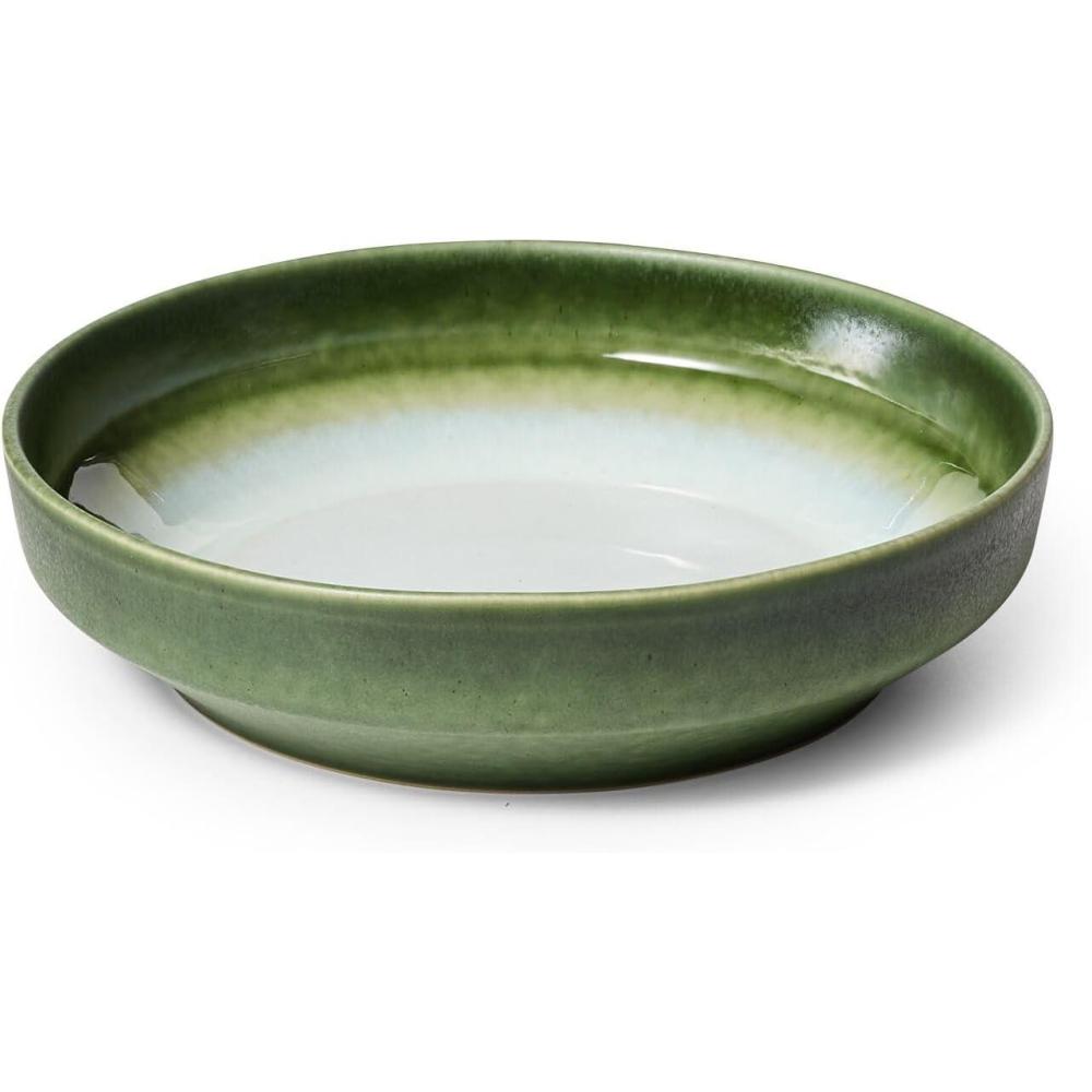 imageSur La Table Lucent Reactive Glaze Pasta Bowl Green