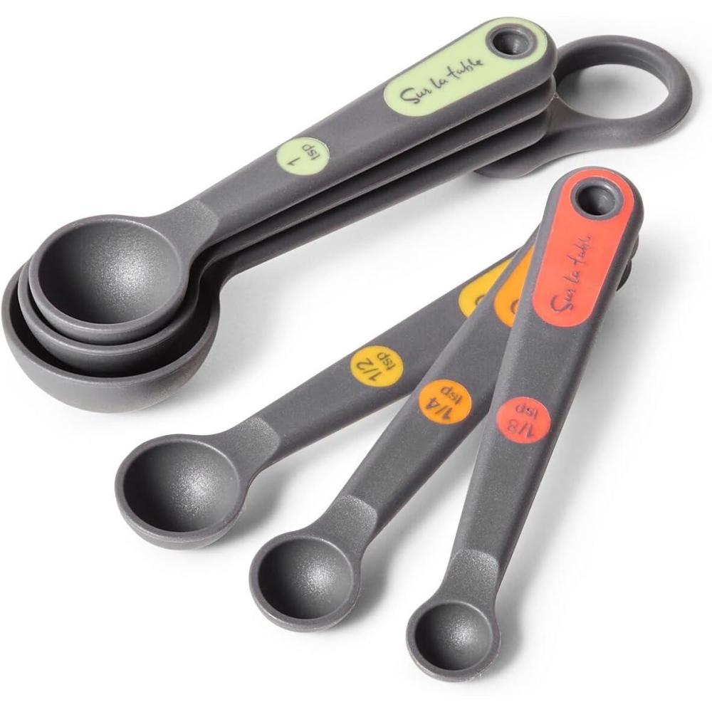 imageSur La Table Measuring Spoons Set of 6 Gray