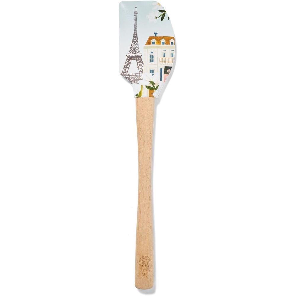 imageSur La Table Paris Spatula Illustrated Silicone Spatula with Eiffel Tower Design for Baking and Mixing