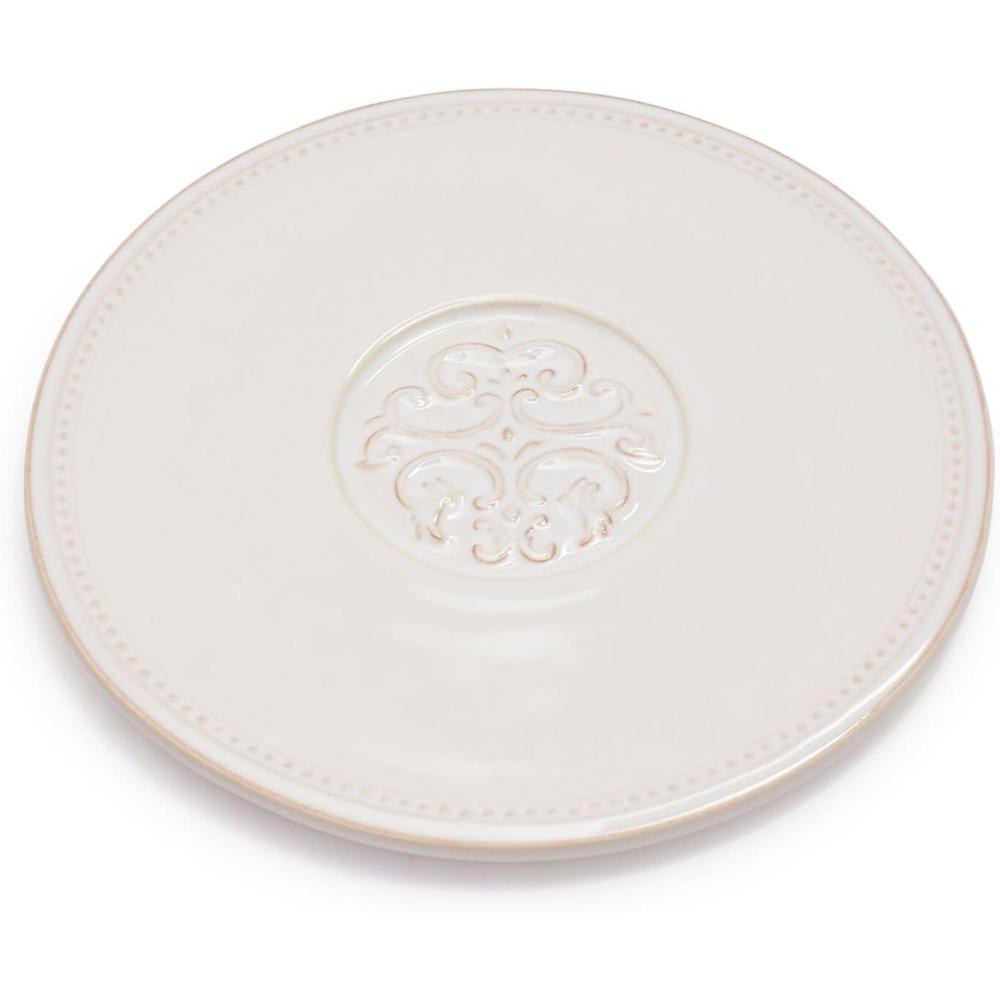imageSur La Table Pearl Stoneware Medallion Trivet White