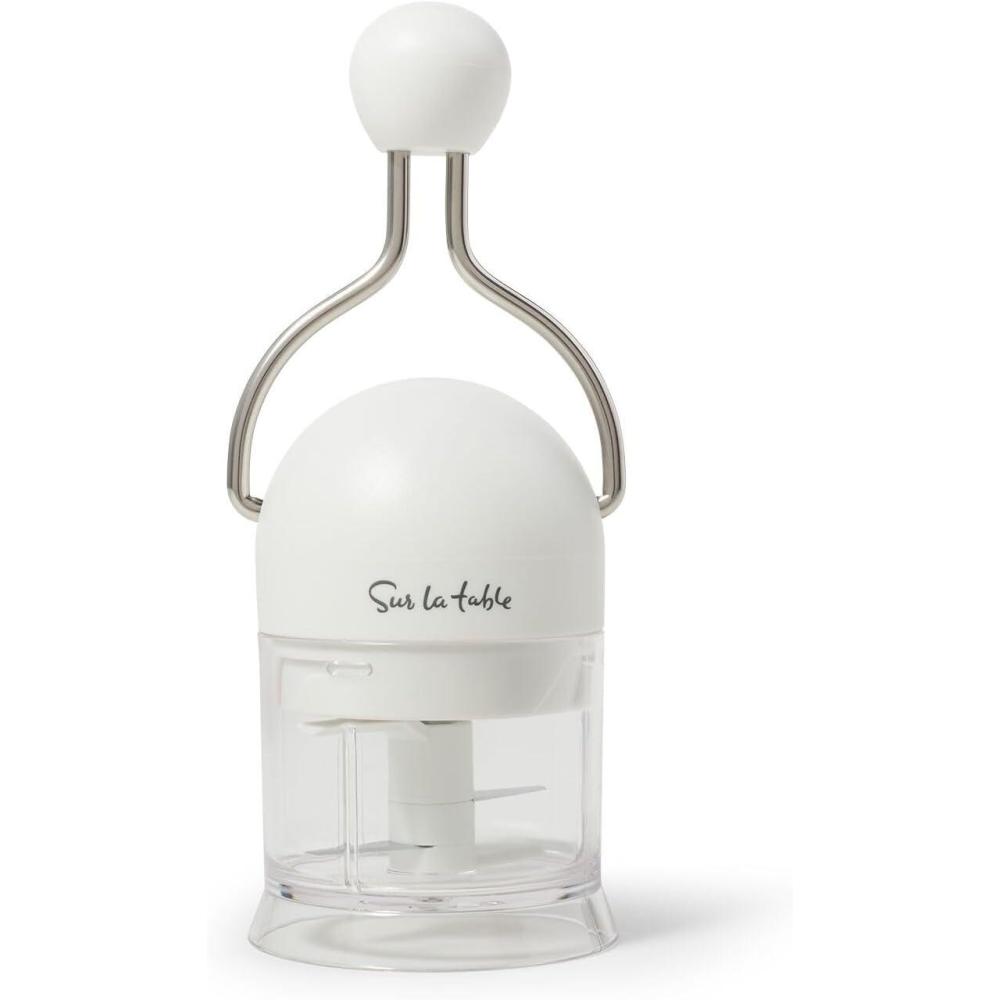 imageSur La Table Ratchet Garlic amp Ginger Chopper White