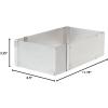Ateco 12060 Adjustable Ring Cake Mold(12070 Rectangle)