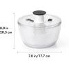 OXO Good Grips Little Salad & Herb Salad Spinner, Fruit Washer and Lettuce Spinner(Clear)