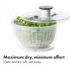 OXO Good Grips Little Salad & Herb Salad Spinner, Fruit Washer and Lettuce Spinner(White)