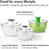 OXO Good Grips Little Salad & Herb Salad Spinner, Fruit Washer and Lettuce Spinner(White)