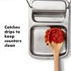 OXO Good Grips Stainless Steel Spoon Rest with Lid Holder