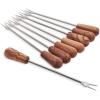 Sur La Table Italian Olivewood Appetizer Picks, Set Of 8, Brown