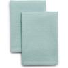 Sur La Table Organic Cotton Dishcloths, Set of 2 GOTS-Certified Organic Cotton Dishcloths for Mindful Kitchen Cleaning, Set of 2