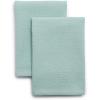 Sur La Table Organic Cotton Dishcloths, Set of 2 GOTS-Certified Organic Cotton Dishcloths for Mindful Kitchen Cleaning, Set of 2