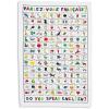 Sur La Table Parlez Vous Français Kitchen Towel, Illustrated Cotton with French Vocabulary Design for Kitchen and Dining