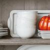 Sur La Table Pearl Stoneware Cereal Bowl, White