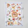 Sur La Table Pizza Kitchen Towel, Illustrated Cotton Towel with Classic Pizza and Trattoria Design
