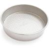 Sur La Table Platinum Pro Round Cake Pan, 8″ x 2″, Silver