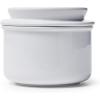 Sur La Table Porcelain Butter Crock, French-Style Water-Sealed Crock for Spreadable Counter Butter Without Refrigeration