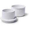 Sur La Table Porcelain Butter Crock, French-Style Water-Sealed Crock for Spreadable Counter Butter Without Refrigeration
