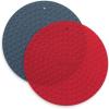 Sur La Table Silicone Jar Openers, Set of 2, Flexible Grip Pads for Stubborn Lids on Jars, Bottles and Containers, Set of 2