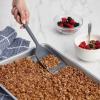 Sur La Table Silicone Sheet Pan Scoop, Flexible Silicone Scraper Designed for Full Sheet Pan Coverage and Food Transfer