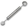 Sur La Table Stainless Steel Dual Melon Baller, Double-Ended Ball Scoop in Two Sizes for Melons, Butter and Decorative Presentations