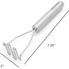 Sur La Table Stainless Steel Mini Masher, Silver