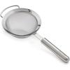 Sur La Table Stainless Steel Sieve – 3″ Fine Mesh Strainer with Weighted Ergonomic Handle – 18/8 Non-Corrosive Metal for Sifting, Rinsing & Straining