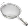 Sur La Table Stainless Steel Sieve – 3″ Fine Mesh Strainer with Weighted Ergonomic Handle – 18/8 Non-Corrosive Metal for Sifting, Rinsing & Straining