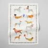 Sur La Table Assorted Dogs Kitchen Towel, Illustrated Cotton Towel with Charming Assorted Dog Breeds Design for Dog Lovers