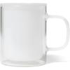 Sur La Table Colored Double-Wall Mug, White