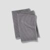 Sur La Table Essential Waffle-Weave Towels, Set of 2, Gray