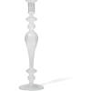 Sur La Table Glass Taper Candle Holder, 13.5″, Clear(Clear)