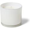 Sur La Table Lemon & Bergamot Scented Candle, Hand-Poured Soy Blend with Fresh Citrus and Tea-Inspired Fragrance in Glass Jar, 10 oz