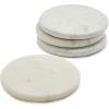 Sur La Table Marble Coasters, Set of 4, White